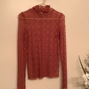 Free People Rust Layering long sleeve
